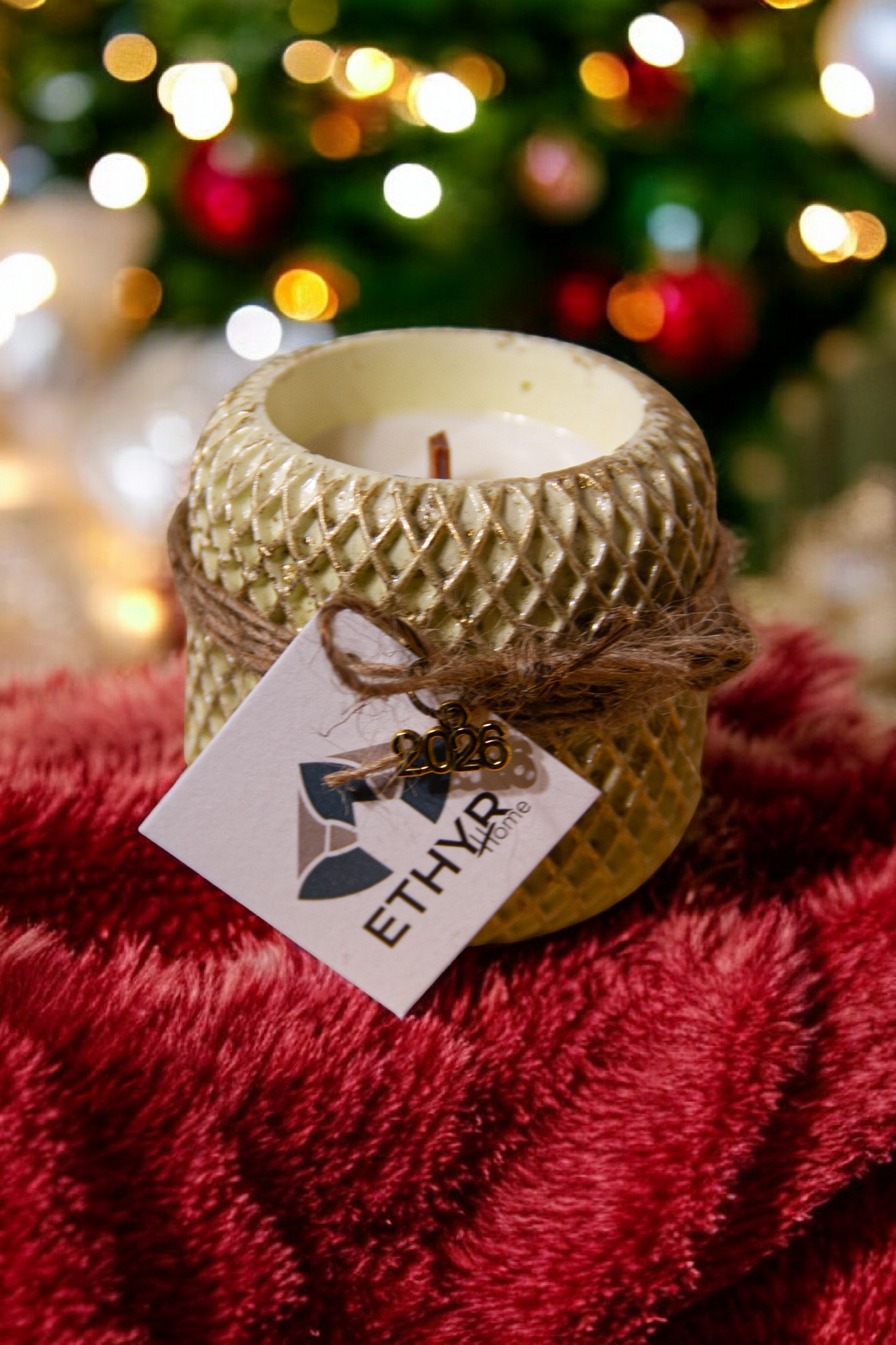 Christmas Arietis Panetonne Candle 70g | Handmade Soy Wax