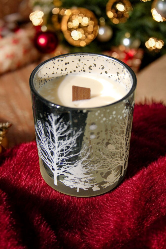 Kourabie Soy Candle 140g | Christmas Green Glass Jar