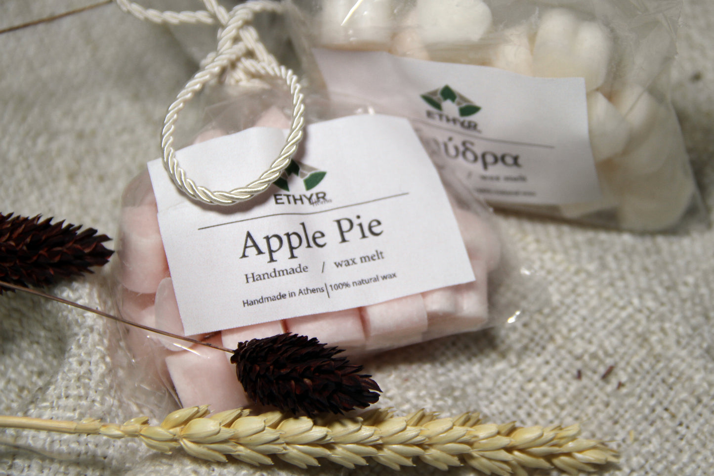 Χειροποίητα Αρωματικά Κεριά Σόγιας wax melt Χειροποίητες τσάντες Ethyrhome Βύρωνας