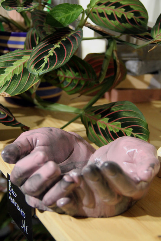 ΧΕΙΡΟΠΟΙΗΤΟΣ ΔΙΣΚΟΣ ΧΕΡΙΑ ΡΟΖ ΜΑΥΡΟ